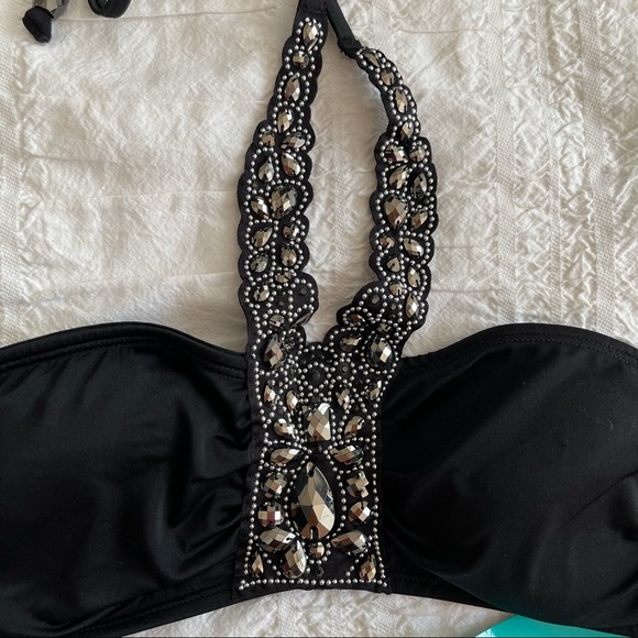 H&M Jewelled Bandeau bikini top - Picture 2 of 4